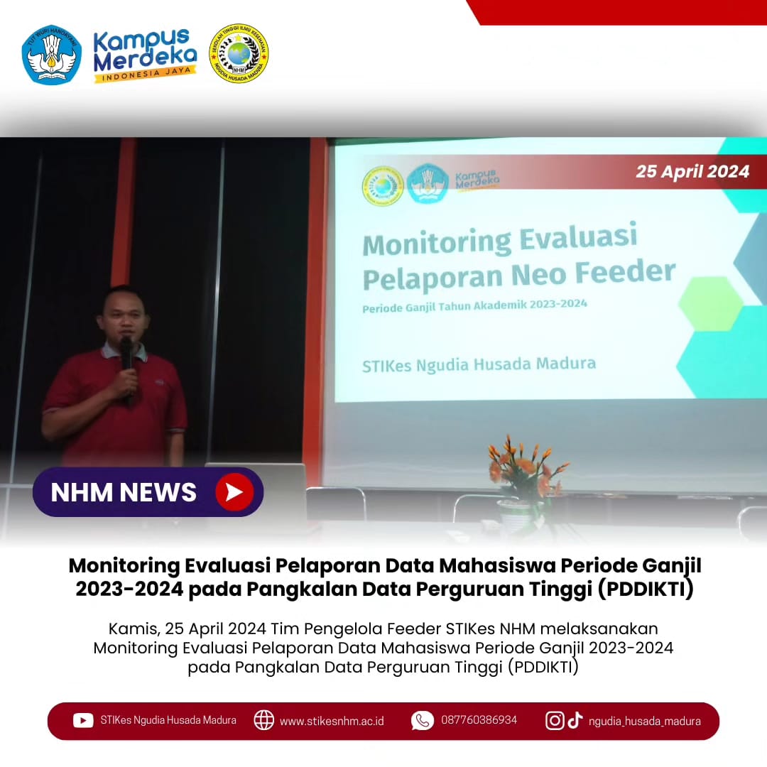 Monitoring dan Evaluasi Pelaporan Data Mahasiswa Periode Ganjil 2023-2024