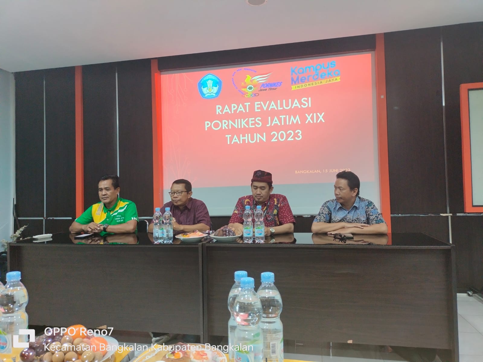 NHM - News. RAPAT EVALUASI PORNIKES JATIM XIX TAHUN 2023