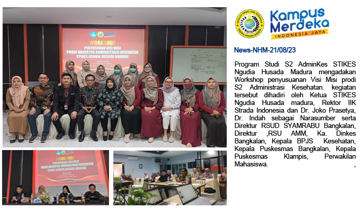 Workshop Penyusunan Kurikulum Penyusuanan Visi Misi Program Studi S2 AdminKes