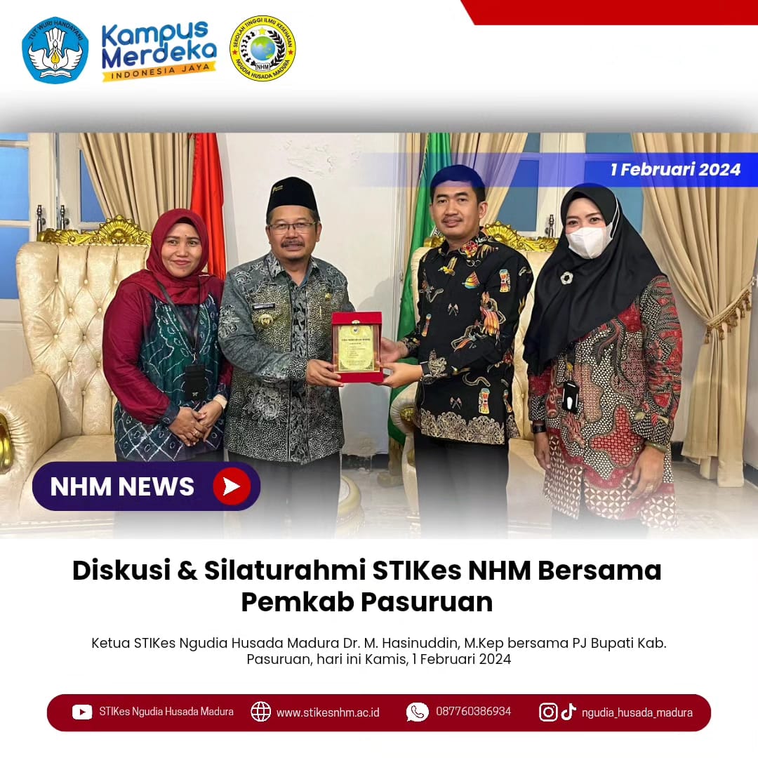 DISKUSI & SILATURAHMI STIKES NHM DENGAN PEMKAB PASURUAN