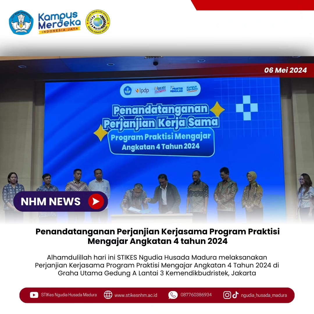 Penandatanganan Perjanjian Kerjasama Program Praktisi Mengajar Angkatan 4 tahun 2024