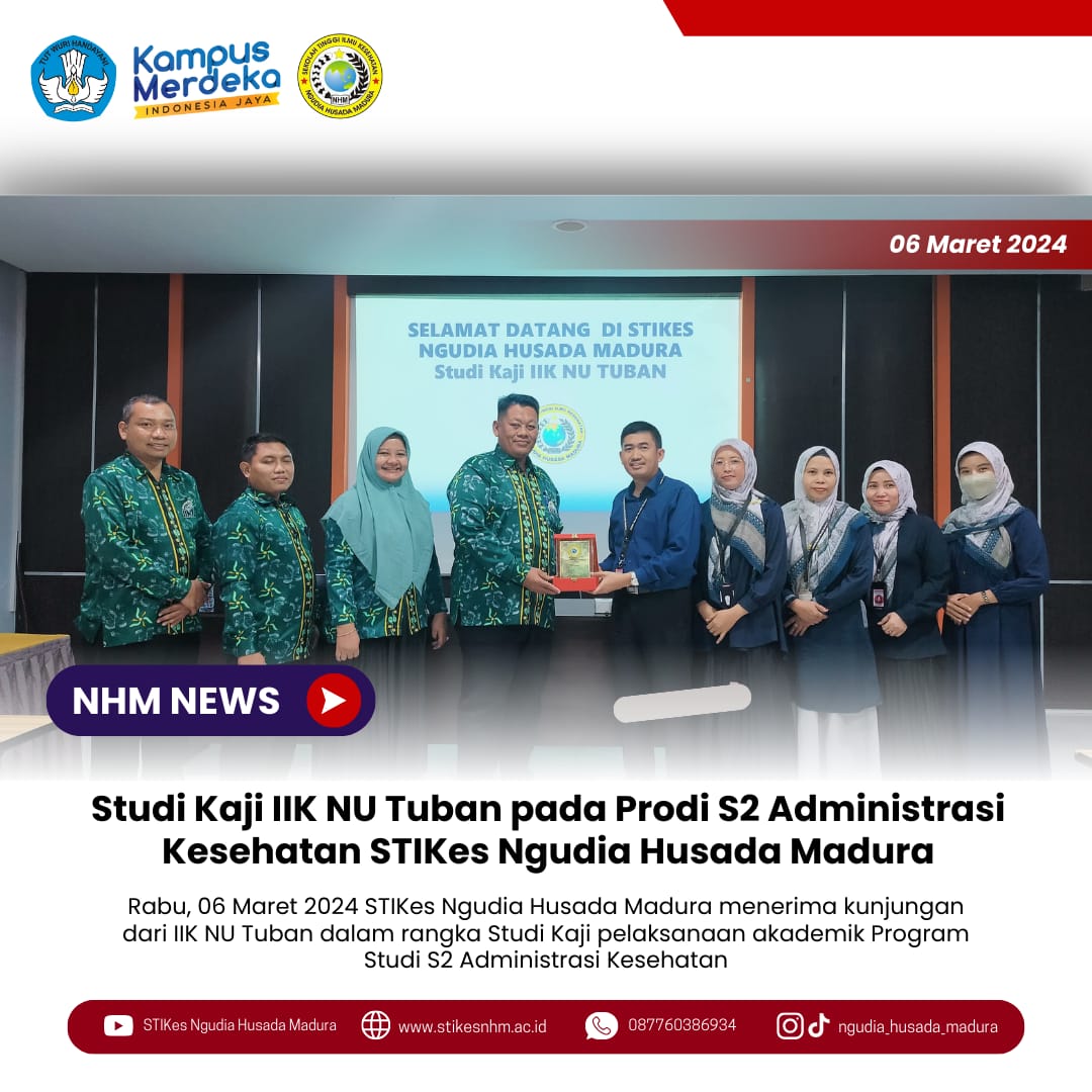 IIK NU Tuban Kunjungi NHM, Studi Kaji Prodi S2 Administrasi Kesehatan