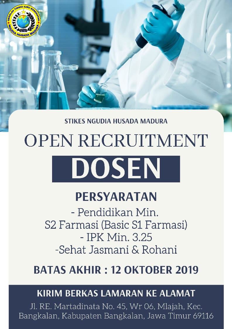 lowongan dosen farmasi
