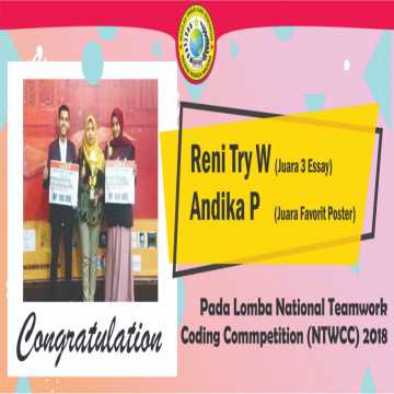 juara lomba national teamwork coding competition ntwcc